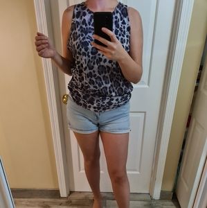 Animal print top